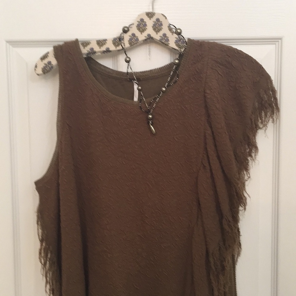 Free People Fringe Tunic Top NWOT